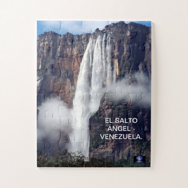 ROMPECABEZAS DEL SALTO ÁNGEL. JIGSAW PUZZLE (Vertical)