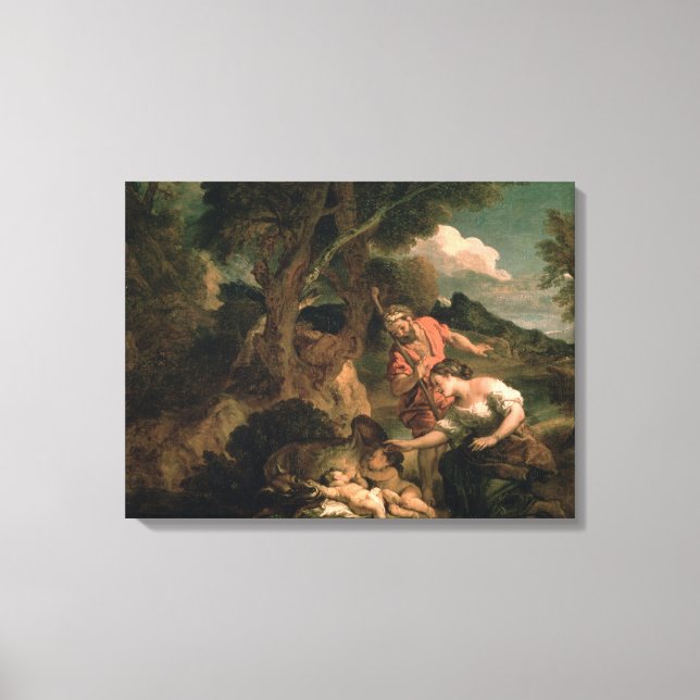 Romulus and Remus Canvas Print (Front)