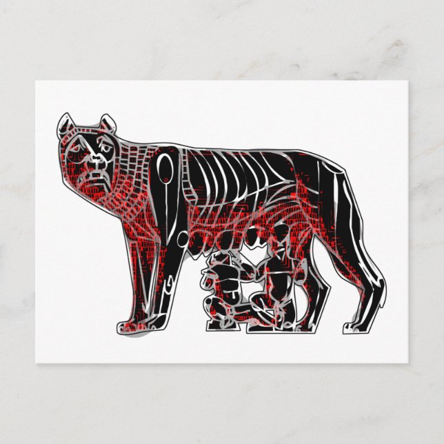 Romulus and Remus Postcard (Front)