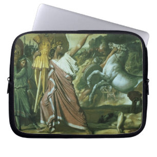 Romulus, conqueror of Acron, taking his booty to t Laptop Sleeve