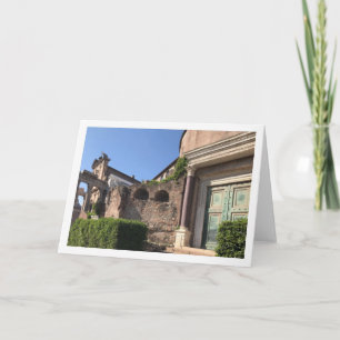 Romulus Temple Greeting Card