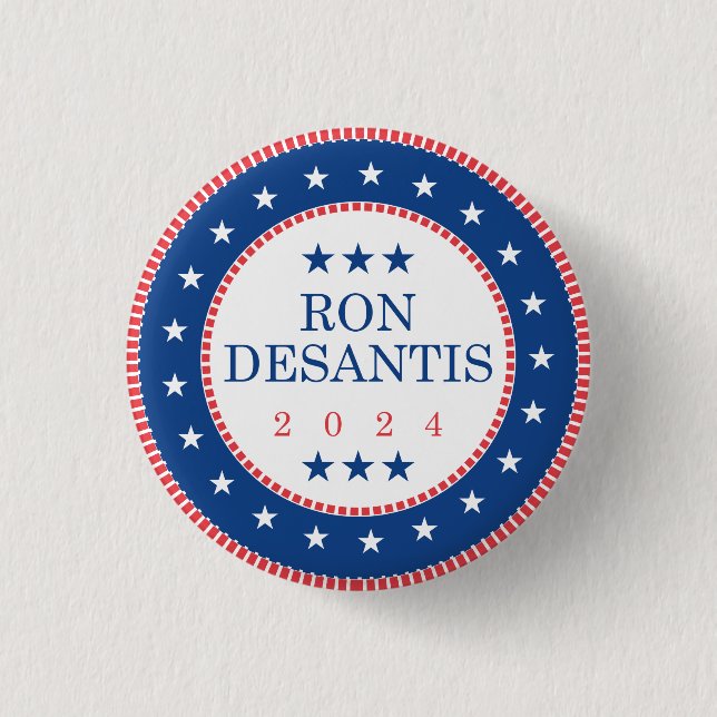 Ron DeSantis 2024 3 Cm Round Badge (Front)