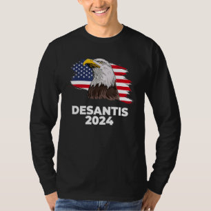 Ron DeSantis 2024 Bald Eagle DeSantis 2024 Republi T-Shirt