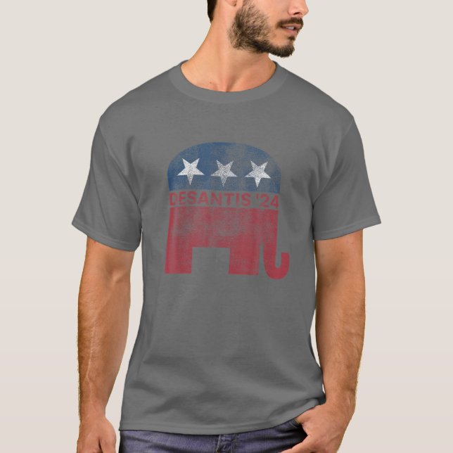 Ron Desantis 2024 Vintage Desantis 2024 T-Shirt (Front)
