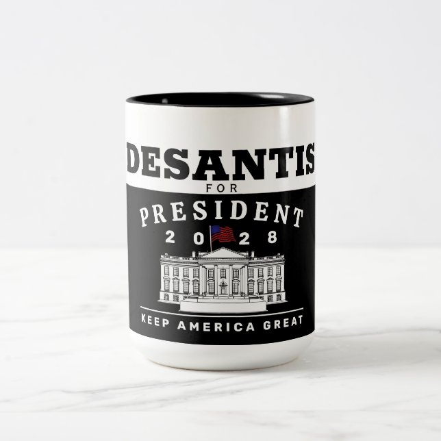 RON DESANTIS 2028 Two-Tone COFFEE MUG (Center)