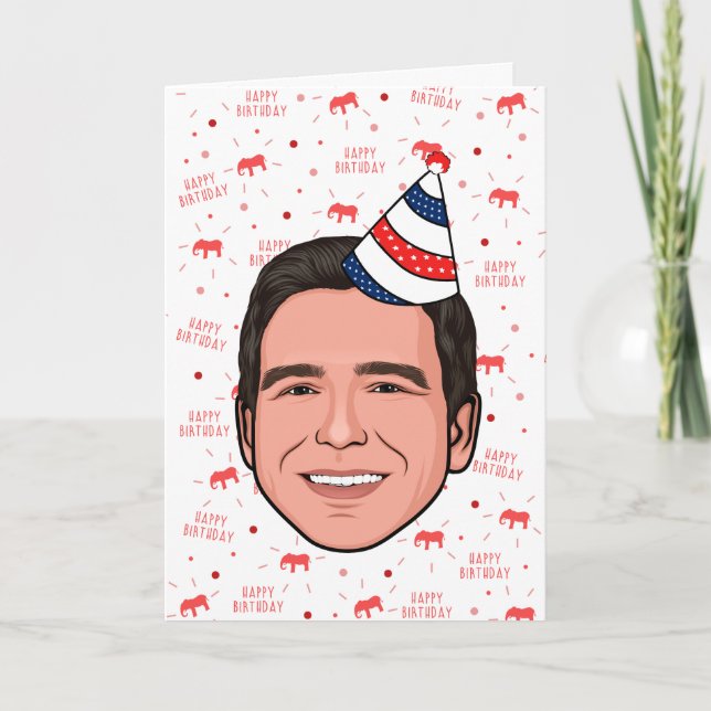 Ron DeSantis Birthday Card (Front)