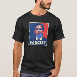 Ron DeSantis Fascist Portrait Bad Florida Governor T-Shirt