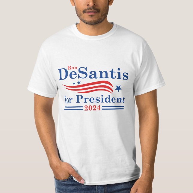Ron DeSantis For President 2024 T-Shirt (Front)