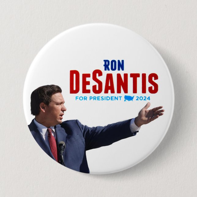 Ron DeSantis for President 7.5 Cm Round Badge (Front)