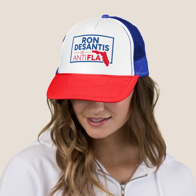 Ron Desantis is Anti Florida Trucker Hat (In Situ)