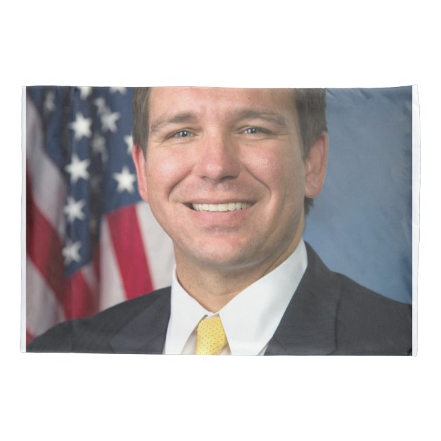 Ron Desantis Official Portrait Pillowcase (Back)