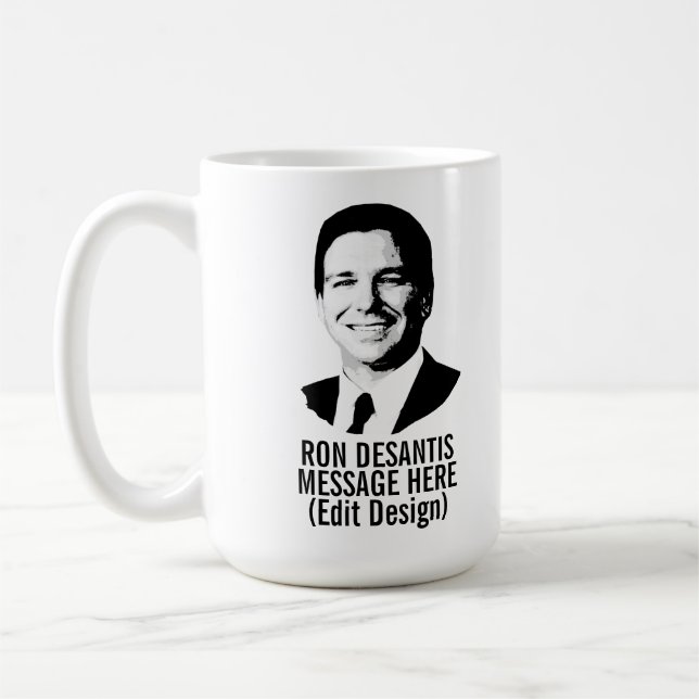 Ron Desantis Personalised Coffee Mug (Left)