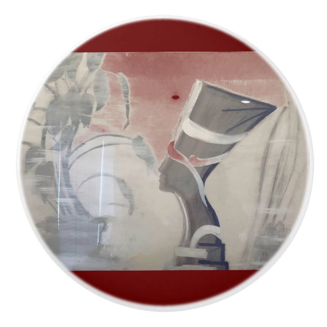 Ron Hevener Exotic  Ceramic Knob (Front)