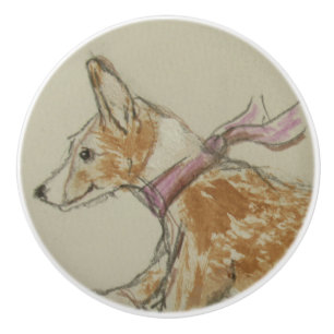 Ron Hevener Running Free Ceramic Knob