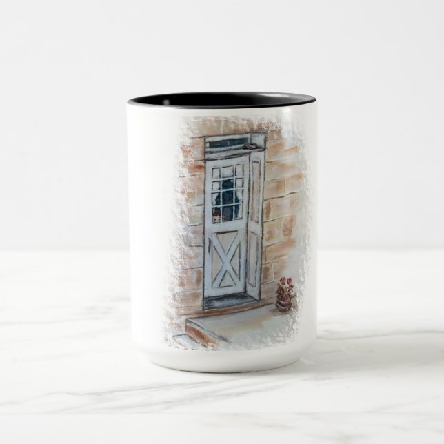Ron Hevener "The Closed Door" Mug (Center)