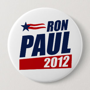 RON PAUL 2012 10 CM ROUND BADGE