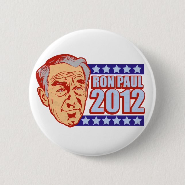 Ron Paul 2012 6 Cm Round Badge (Front)