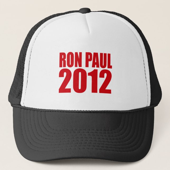 RON PAUL 2012 (Bold) Trucker Hat (Front)