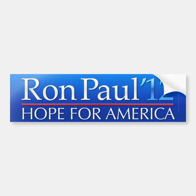 Ron Paul 2012 Bumper Sticker (Front)