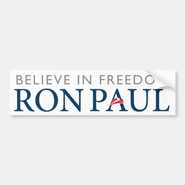Ron Paul 2012 Bumper Sticker (Front)