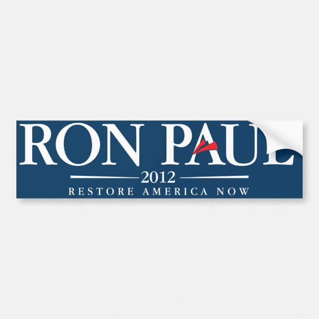 Ron Paul 2012 Bumper Sticker (Front)