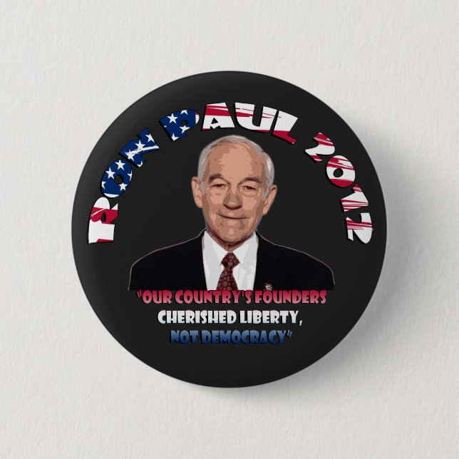 Ron Paul 2012 CLND Button (Front)