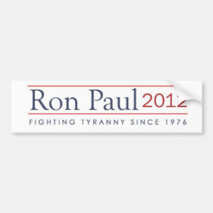 Ron Paul 2012 Fighting Tyranny since 1976 Bumper Sticker