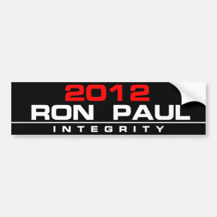 RON PAUL 2012 INTEGRITY BUMPER STICKER