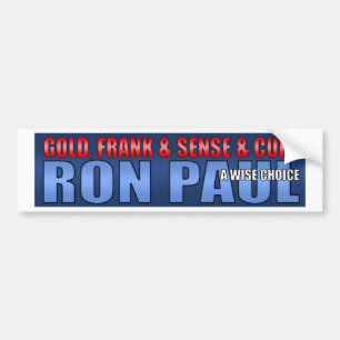 Ron Paul 2012 Presidential Campaign Bumper Sticker