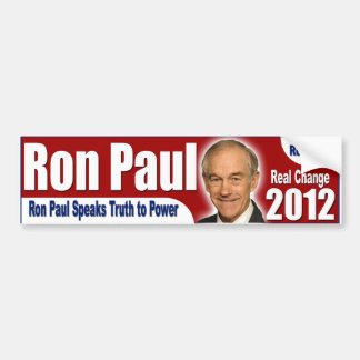 Ron Paul 2012 - Real Hope, Real Change Bumper Sticker