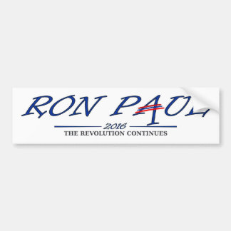 Ron Paul 2016 - The Revolution Continues Bumper Sticker