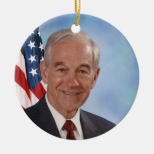 Ron Paul Ceramic Tree Decoration
