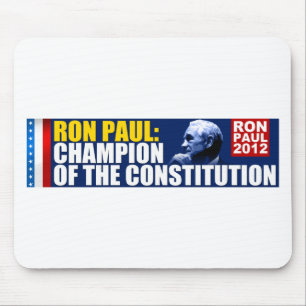 Ron Paul: Champion of the Constitution Mouse Pad