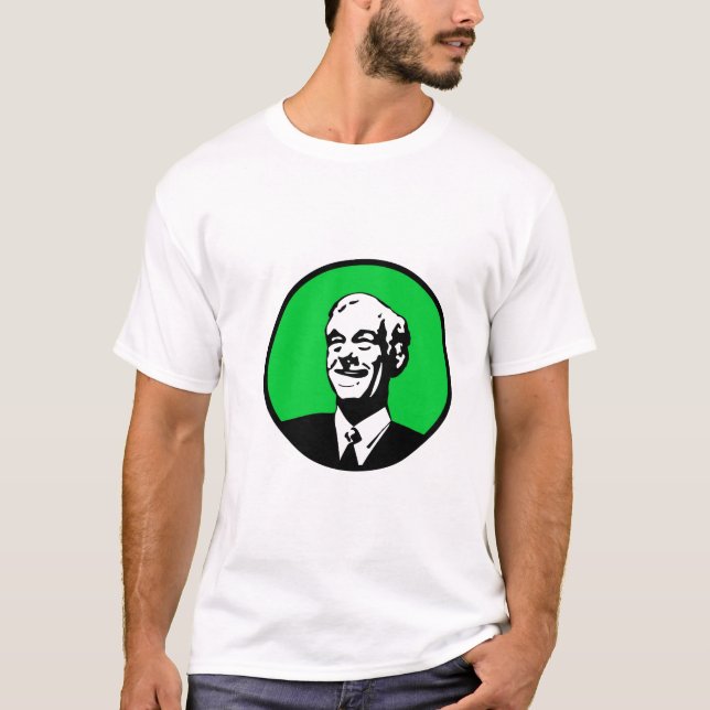 Ron Paul Circle Green T-Shirt (Front)