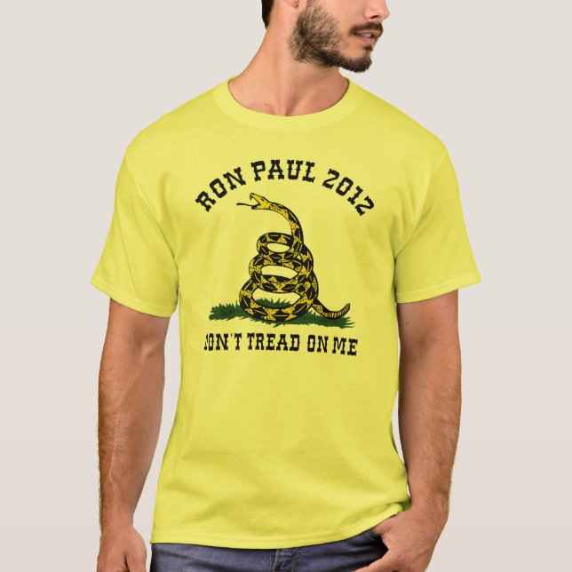 Ron Paul Don't Tread on Me T-Shirt (Front)