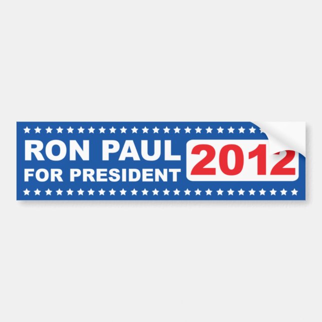 Ron Paul for President 2012 Bumper Sticker (Front)