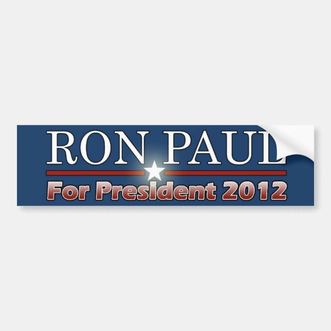 Ron Paul for President 2012 Bumper Sticker (Front)