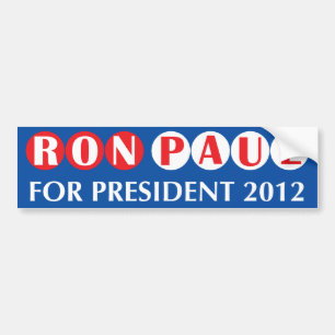 Ron Paul for President 2012 Bumper Sticker
