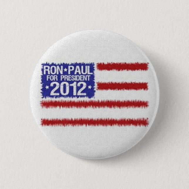 Ron Paul for President 2012 Campaign Button (Front)