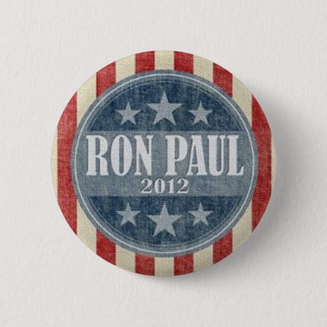 Ron Paul for President 2012 Campaign Button (Front)