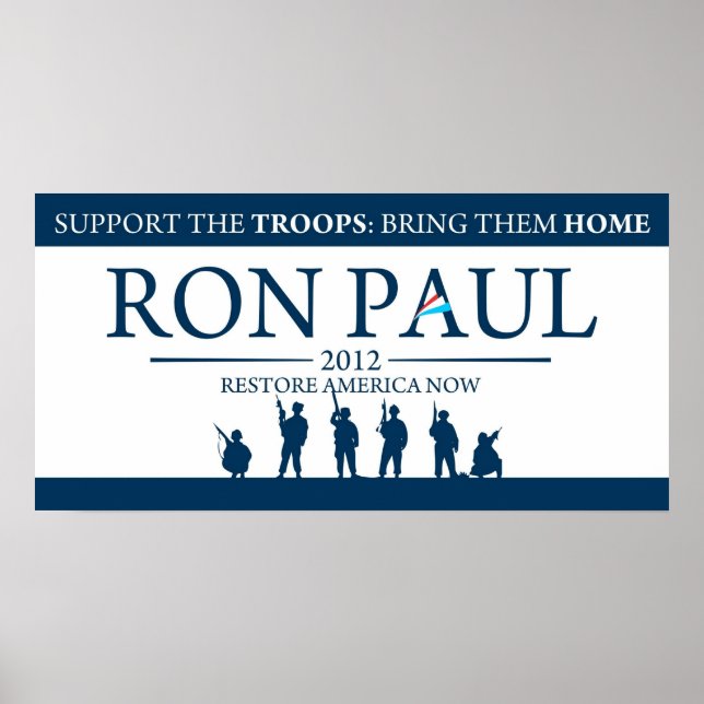 Ron Paul for President 2012 Campaign Poster (Front)