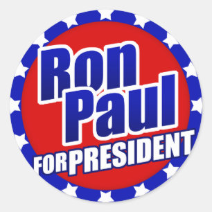 Ron Paul for President Classic Round Sticker