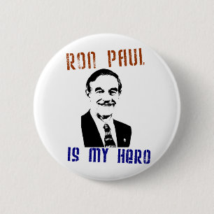 Ron Paul is my hero 6 Cm Round Badge