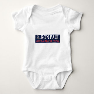 Ron Paul: Liberty and Justice for ALL Baby Bodysuit