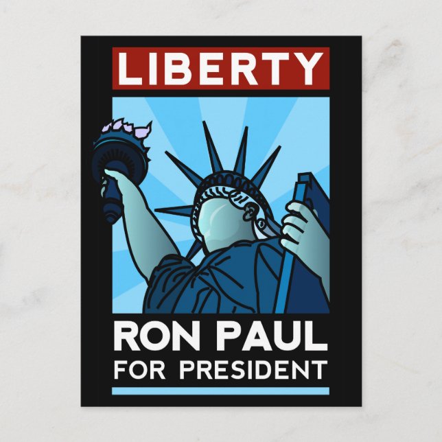Ron Paul Liberty Postcard (Front)