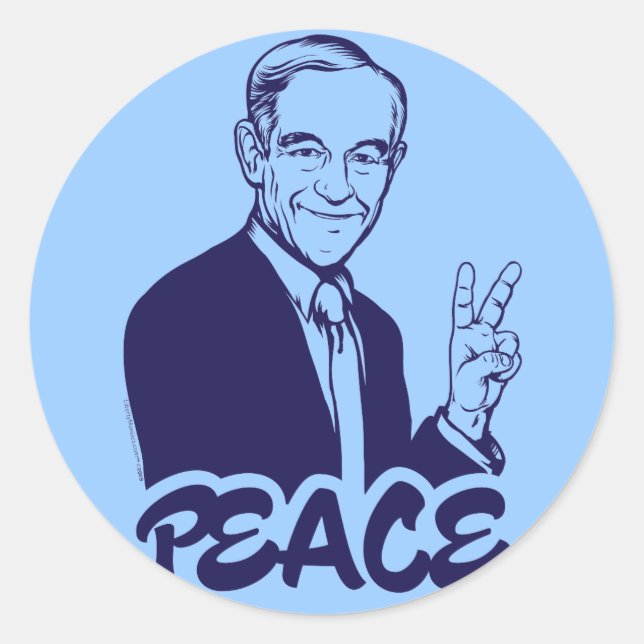Ron Paul Peace Stickers (Front)