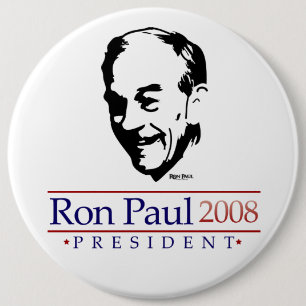 Ron Paul Portrait Gigantic Button