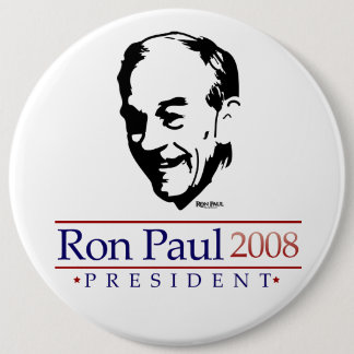 Ron Paul Portrait Gigantic Button