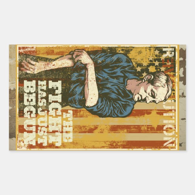 Ron Paul Poster Rectangular Sticker (Front)