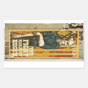 Ron Paul Poster Rectangular Sticker